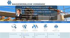 Desktop Screenshot of baugewerbeverband.de